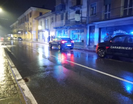 I carabinieri sul luogo dell’incidente