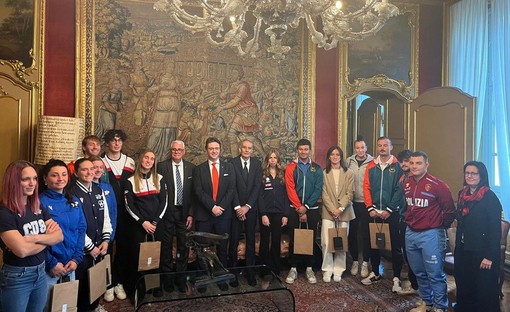 Gli sportivi celebrati in Regione con Nicco e Bordese Gli sportivi celebrati in Regione con Nicco e Bordese