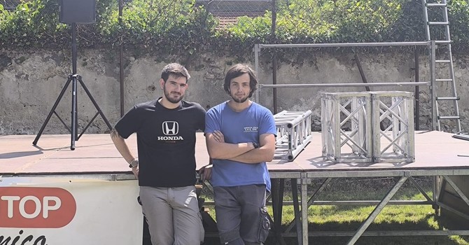 Da sinistra, Michael Danna e Jonathan Bonnet