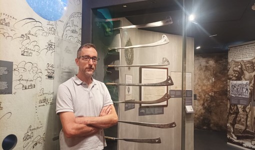 Tourn Boncoeur vicino a esemplari di beidane
