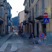 I lavori in via Roma I lavori in via Roma