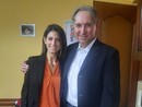 Fabrizio Schiavo con Virginia Raggi