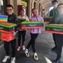 I giovani vigonesi aiutano la popolazione di Gaza con scatole arcobaleno