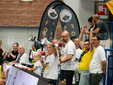 I Pinerolo Boys con il presidente Galleano I Pinerolo Boys con il presidente Galleano