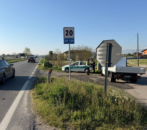Controlli sulle Provinciali a Vigone: una quarantina di verbali