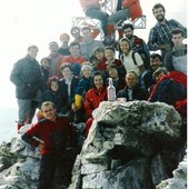 Il Cai a Pelvo d'Elva nel 1986