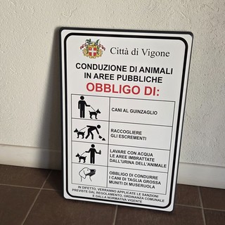 Uno dei nuovi cartelli