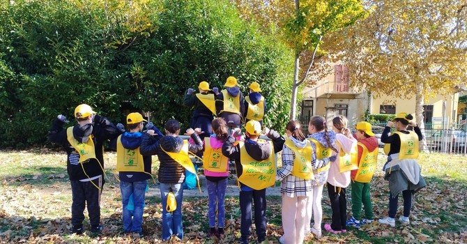 Una giornata di Puliamo il mondo, con i bambini