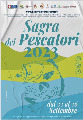 Con i piatti a base di pesce, e da quest’anno anche la magia, torna a Villafranca Piemonte la Sagra dei Pescatori
