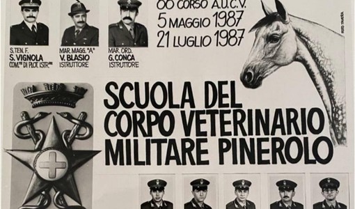 Da un incontro casuale a un raduno nazionale: a Pinerolo si ritrovano gli Allievi Ufficiali Veterinari dell’88° corso