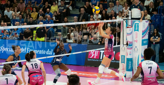 Un punto della gara della scorsa stagione con Milano (foto di Christian Bosio)