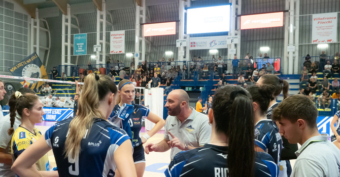 Time out di coach Giovi (foto di Christian Bosio)