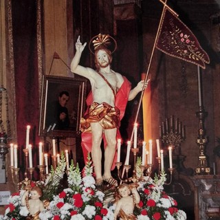 La statua del Cristo Risorto