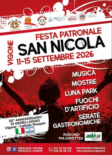 San Nicola 2026: Vigone accoglie majorettes da tutto il Piemonte e ritrova i suoi amici argentini San Nicola 2026: Vigone accoglie majorettes da tutto il Piemonte e ritrova i suoi amici argentini