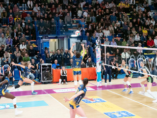 Battistoni in palleggio (foto di Christian Bosio)