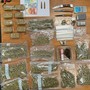 La droga sequestrata dai carabinieri