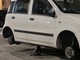L'auto derubata delle gomme a Nichelino