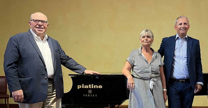 Da sinistra Banfi, Richaud e Spagna Da sinistra Banfi, Richaud e Spagna