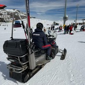Controlli dei carabinieri in pista