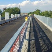 Il ponte sul Pellice tra Villafranca e Vigone