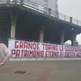 La curva Balilla dello Stadio Filadelfia, a Torino