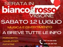 Vigone si veste di bianco e rosso: torna la cena in piazza tra musica, cibo e voglia di stare insieme