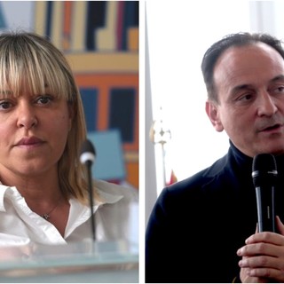 L'assessore Marina Chiarelli e il presidente Alberto Cirio