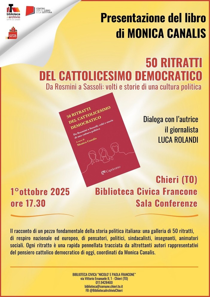 la locandina di presentazione dell'evento la locandina di presentazione dell'evento