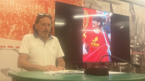 Edi Lazzi, segretario generale di Fiom Cgil Torino