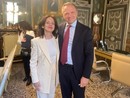 Federica Barbero col ministro all'Agricoltura Francesco Lollobrigida