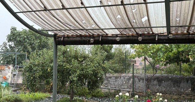 Il maltempo ha fatto anche danni poco fuori Torino