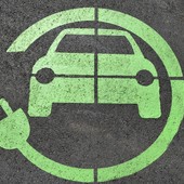 simbolo auto elettrica
