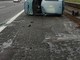 Auto ribaltata in tangenziale Auto ribaltata in tangenziale