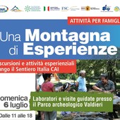2° appuntamento del progetto “Una Montagna di Esperienze” presso il Parco Archeologico di Valdieri