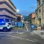 Strada chiusa per una perdita d'acqua