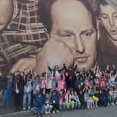Inaugurato a Nichelino il murale dedicato a Don Milani