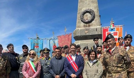 Il presidente Nicco al Colle dell'Assietta Il presidente Nicco al Colle dell'Assietta