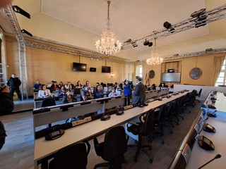 25 Aprile, Davide Nicco accoglie i cittadini in visita a Palazzo Lascaris