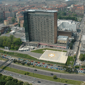 Ospedale Cto di Torino ripreso dall'alto