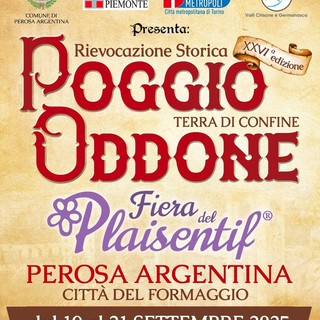 A Perosa Argentina appuntamento con la rievocazione storica Poggio Oddone e con il Plaisentif®