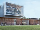 Un rendering del futuro ospedale di Cambiano