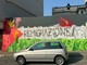 Il murale di Nichelino per Gaza vandalizzato