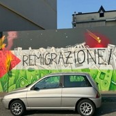 Il murale di Nichelino per Gaza vandalizzato