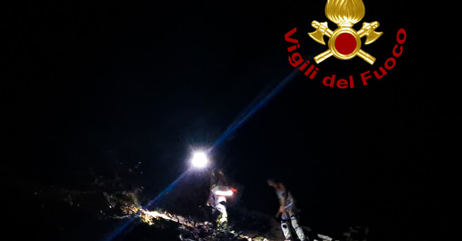 Il soccorso dei Vigili del Fuoco
