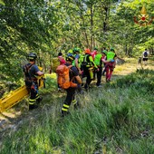 Escursionista precipita in un vallone: trasportata al Cto in codice rosso