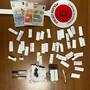 La droga sequestrata a casa del minorenne di Giaveno