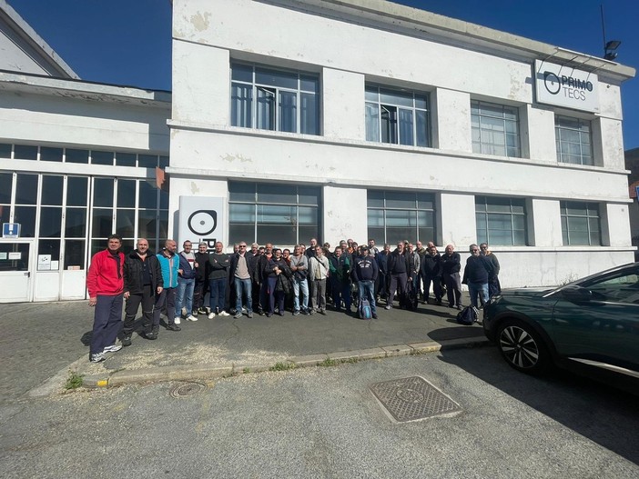 Una manifestazione alla Primotecs Una manifestazione alla Primotecs