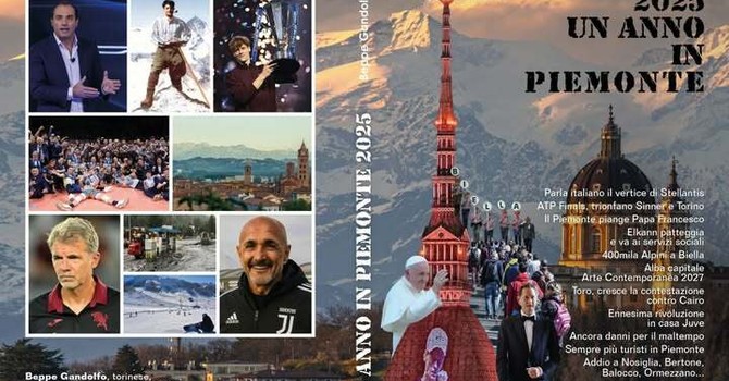La copertina dell'edizione 2025 di "Un anno in Piemonte"