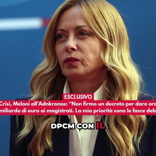 Meloni: "Non firmo Dpcm con aumento degli stipendi ai magistrati"