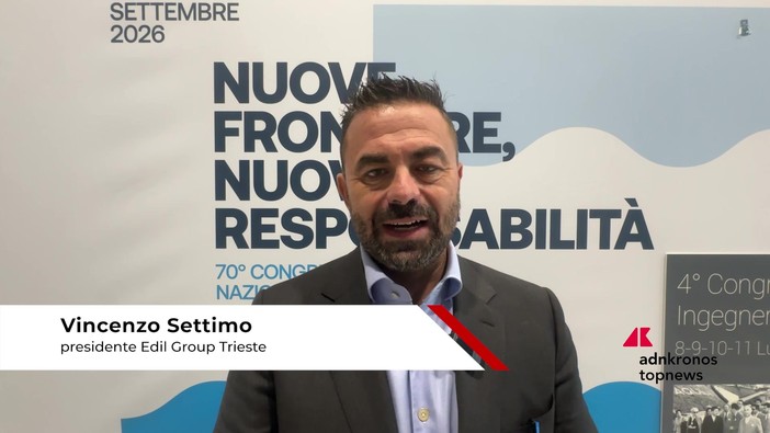Professioni: Settimo (Edil Group), 'diamo il nostro supporto al Congresso nazionale degli ingegneri'